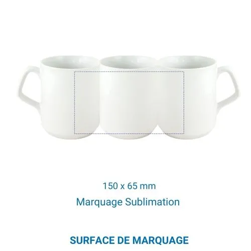 Tasse céramique SPAR - 280 ml Blanc