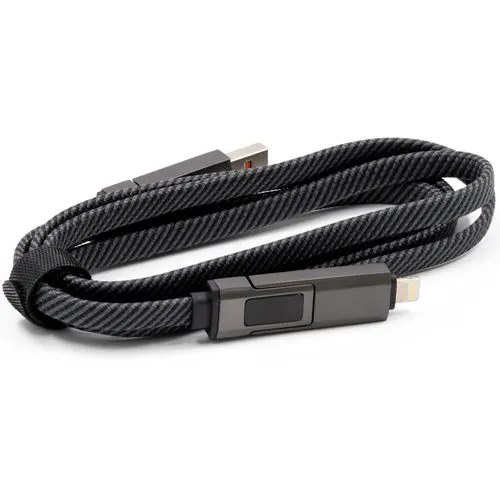 Câble de Charge 4-en-1 Écologique Personnalisable 65W