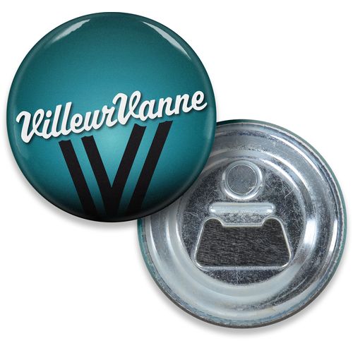 Badge Décapsuleur Personnalisé 56mm - Fabrication Française
