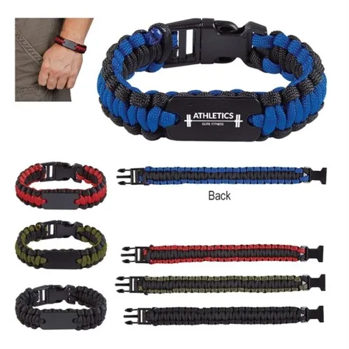 Bracelet Paracorde Personnalisable - Outil Pratique & Communication