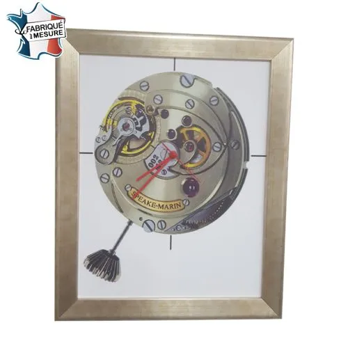 Horloge avec cadre