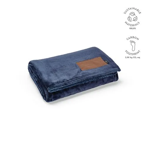 Plaid Van Eyck en rPET 240 g/m², patch personnalisable.