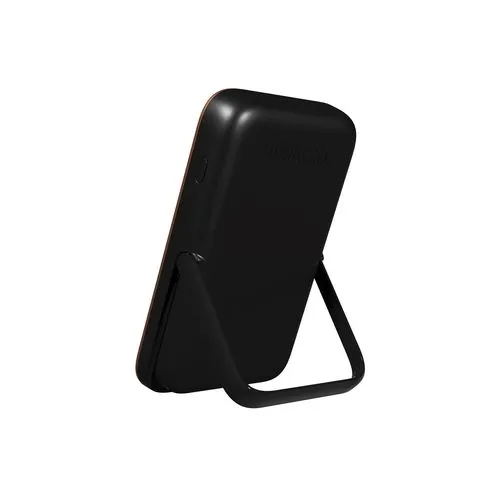 Powerbank Sans Fil 5000 mAh Ultra-Fin avec Support Intégré