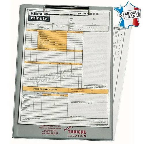 Disque européen de stationnement Carton