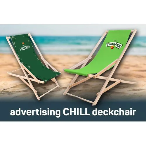 Transat Publicitaire Personnalisé Chill - Sublimation Totale