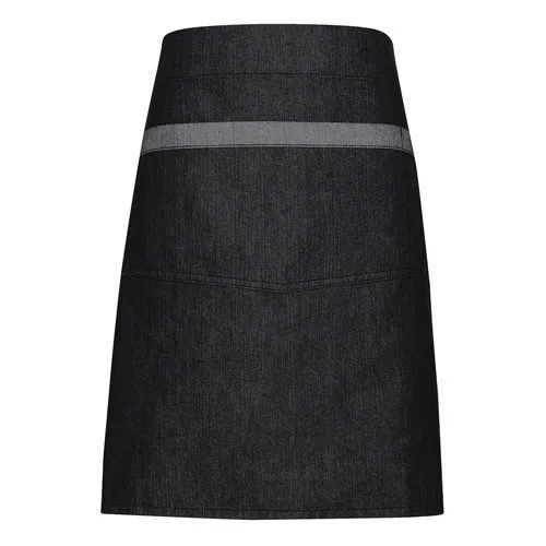 "Domain" Contrast Denim Waist Apron