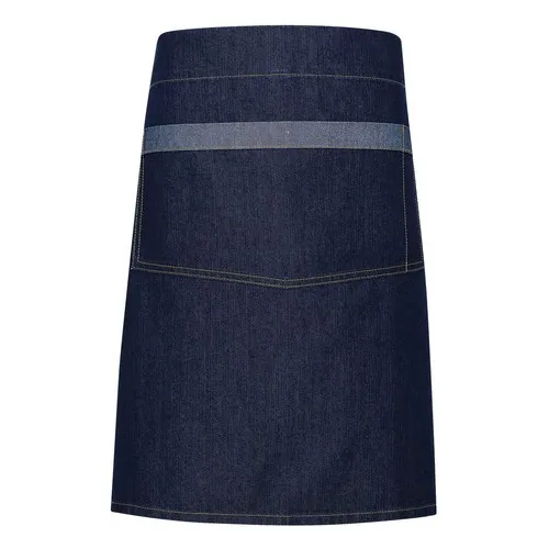 "Domain" Contrast Denim Waist Apron