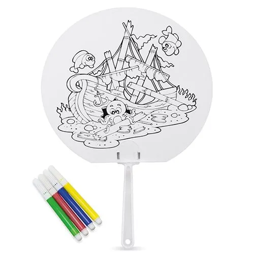 ÉVENTAIL EN BOIS AJOURÉ "SUMIR" (COULEUR BOIS)