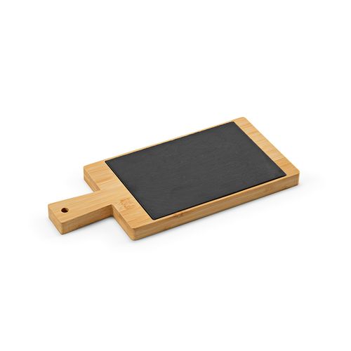 Planche à découper ardoise et bambou avec craie - Personnalisable