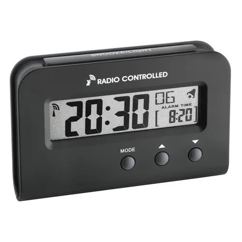 Réveil Radio-Piloté Personnalisable avec Thermomètre