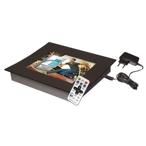 Ramasse-Monnaie Lumineux LED Personnalisable - Vitrine Expo