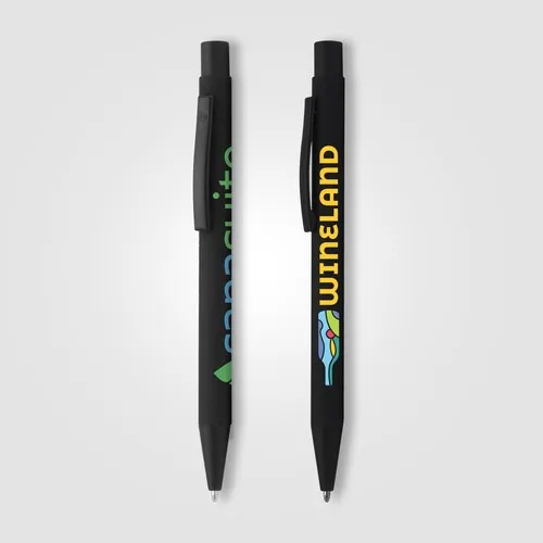 Stylo Bille Noir Mat Premium avec Gravure Miroir - Dès 100 ex.