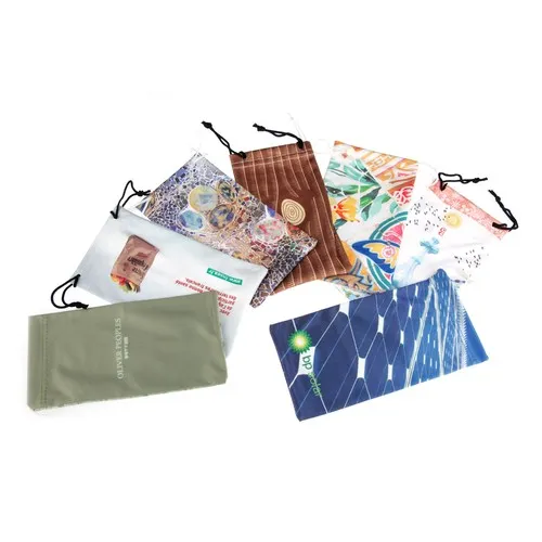 Pochette à lunettes microfibre personnalisée - Impression quadri