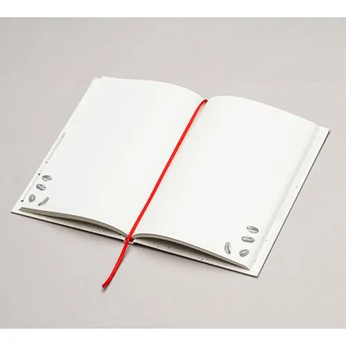 Carnet rigide écologique en papier café recyclé - Personnalisable