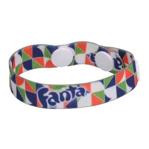 Bracelet Élastique Personnalisable avec Boutons Pression - Sublimation