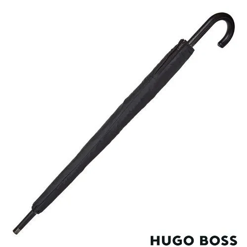 Parapluie Canne City Iconic Black - Grand Format Personnalisable