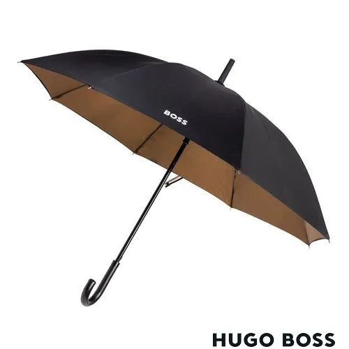 Parapluie Canne City Iconic Black - Grand Format Personnalisable