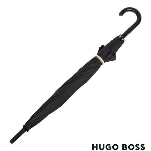 Parapluie Canne City Iconic Black - Grand Format Personnalisable