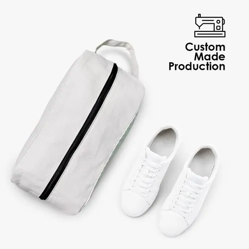 Sac à chaussures personnalisable en toile naturelle 10 oz