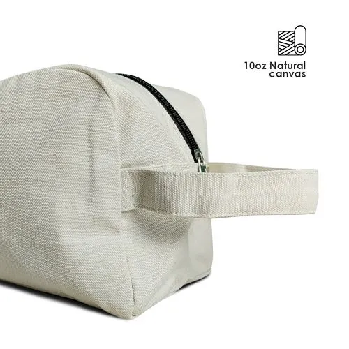 Sac à chaussures personnalisable en toile naturelle 10 oz