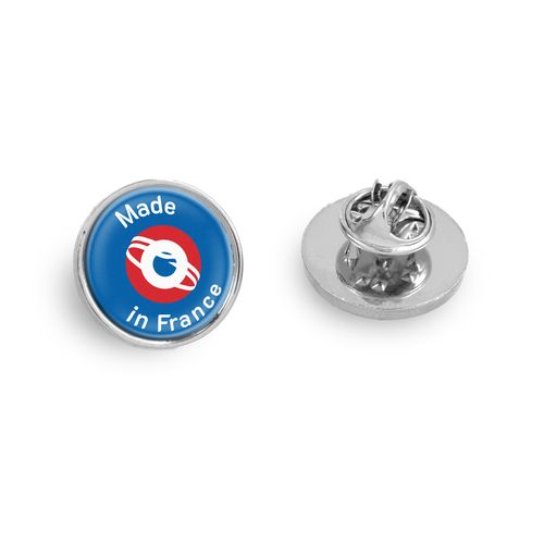 Pin's Rond Zamac 20mm - Personnalisable en Doming Quadri