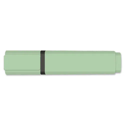 Surligneur Pastel Fluorescent Vert Menthol - Boîte de 10 Personnalisable