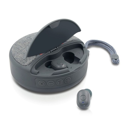 Enceinte sans fil 5W avec écouteurs intégrés - Kit audio complet