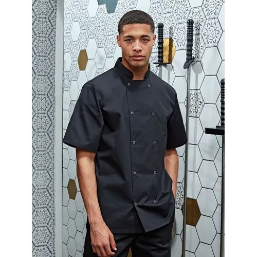 Veste de Chef manches courtes avec boutons