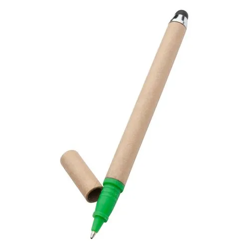 stylet en carton recyclé et stylo à bille EcoTouch