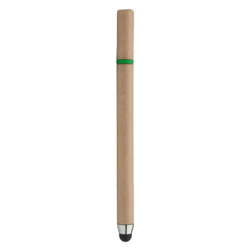 stylet en carton recyclé et stylo à bille EcoTouch