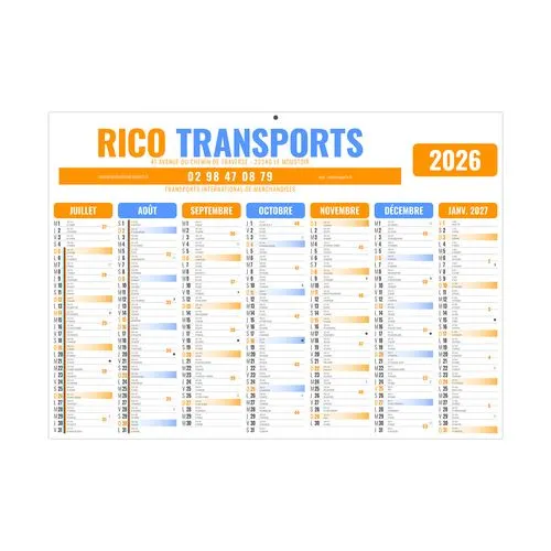 GAMECO COULEURS 2026 - MICRO 210 x 155 mm - LEGER 400G - MARQUAGE QUADRI - PAS DE TROU