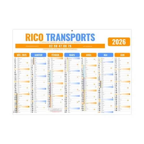 GAMECO COULEURS 2026 - MICRO 210 x 155 mm - LEGER 400G - MARQUAGE QUADRI - PAS DE TROU