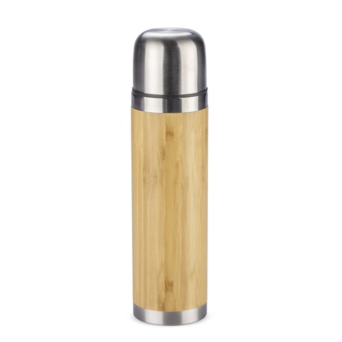 Bouteille Isotherme Bambou 500ml Personnalisable - Cadeau d'Entreprise