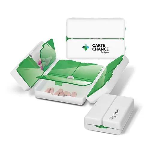 Pilulier Hebdomadaire Personnalisable 7 Compartiments Aimantés