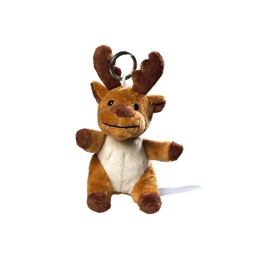 élan de peluche avec porte-clé