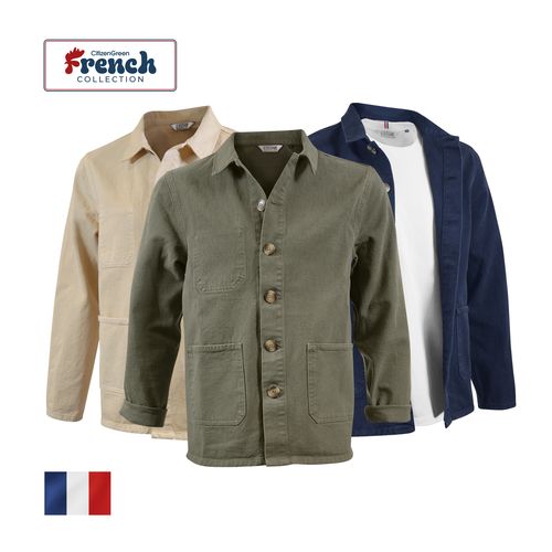 Veste Worker Française 355g - Coton Sergé Personnalisable