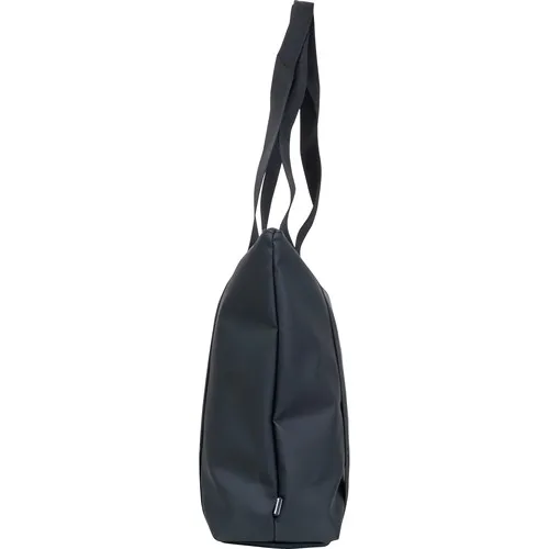 Sac Cabas Publicitaire en PU Noir - Personnalisable par Sérigraphie
