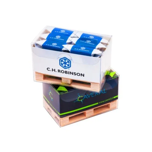 Caramels dans une palette