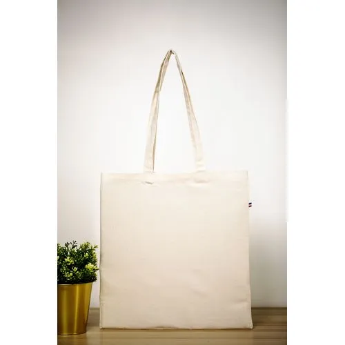 Sac Coton Naturel Anses Longues - Fabrication Française 280g/m²
