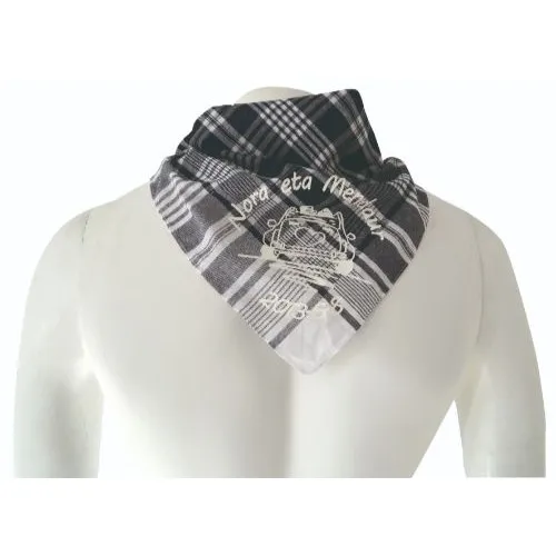 FOULARD CARRÉ BLEUS HERBES NATIONAL