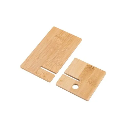 GALEN. Support de téléphone portable en bambou, détachable en deux parties