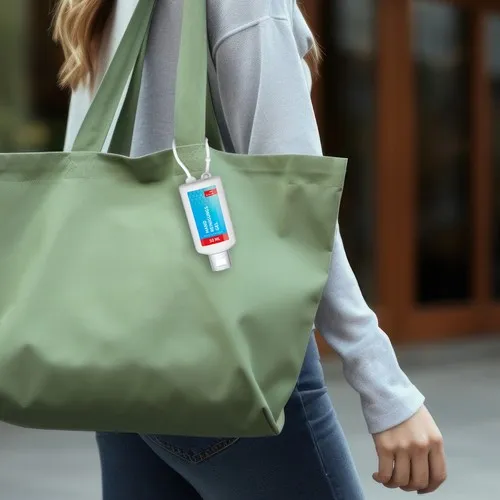 Gel de nettoyage des mains, Bumper de 50 ml, white, Body Label  (R-PET)