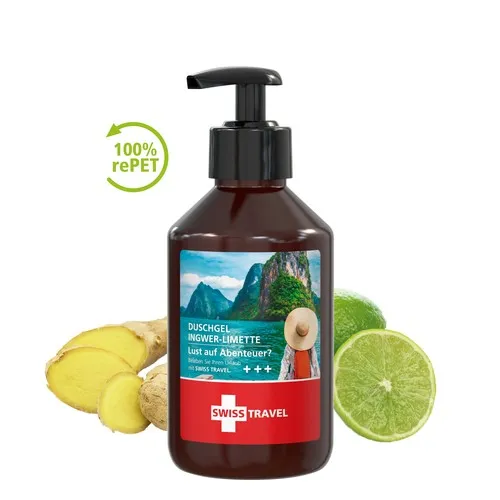 Gel Douche Gingembre-Citron Vert, 250 ml, Body Label (R-PET)
