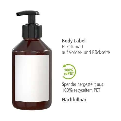 Gel Douche Gingembre-Citron Vert, 250 ml, Body Label (R-PET)