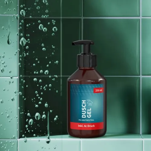 Gel Douche RosmarinGingembre, 250 ml, Body Label (R-PET)