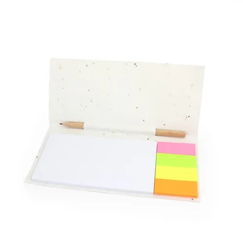 Grand bloc-note papier graines