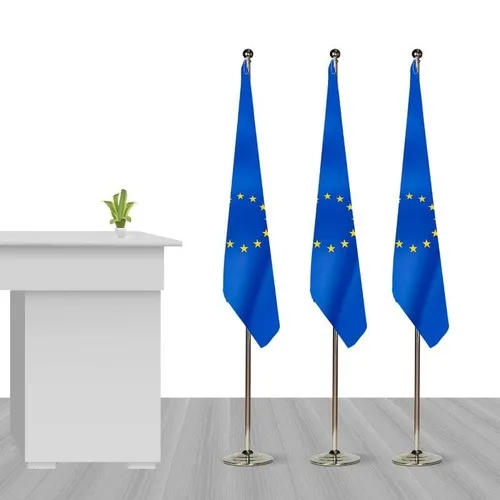 Grand Mât de bureau avec drapeau en tissu polyester – EXPRESS