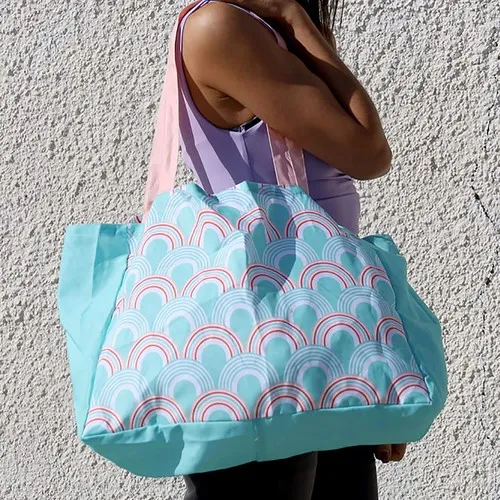 GRAND SAC À POIGNÉE PERSONNALISABLE