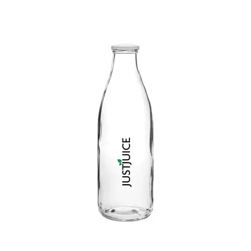 Grande bouteille d'eau à couvercle en verre - 2 Pint (1 Litre/35oz)