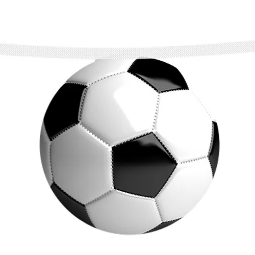 Guirlande 15 fanions BALLON FOOTBALL 5 M
